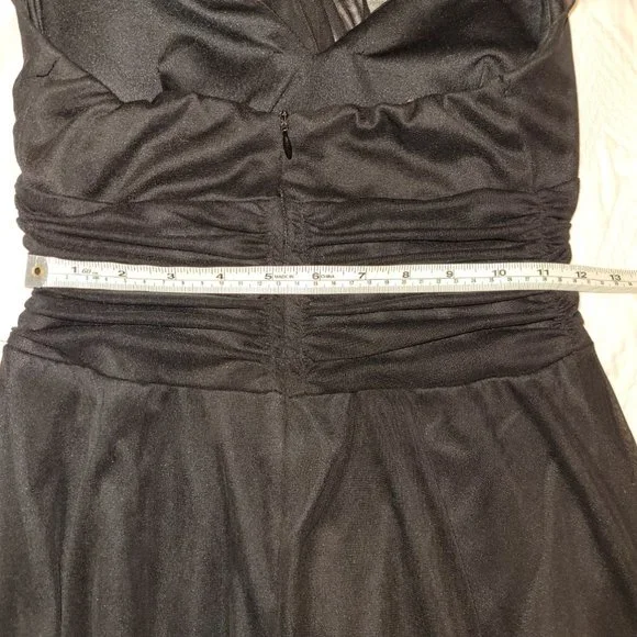 Black Halter Dress - Picture 4 of 5